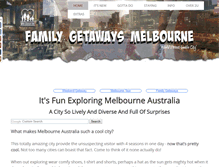 Tablet Screenshot of family-getaways-melbourne.com